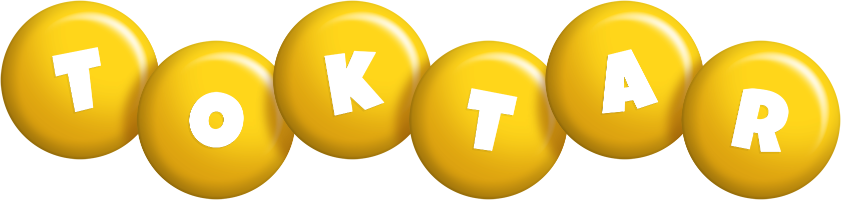Toktar candy-yellow logo