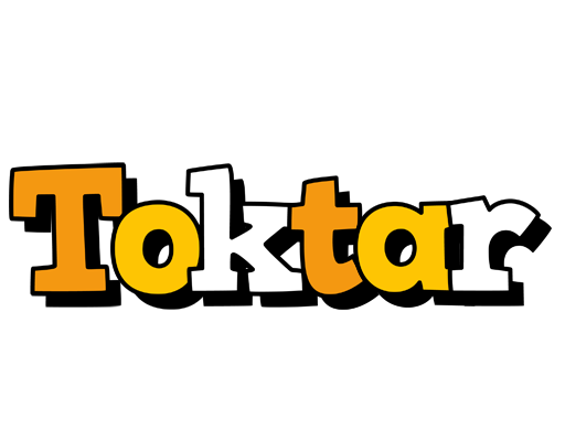 Toktar cartoon logo