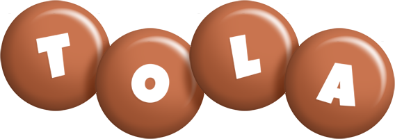 Tola candy-brown logo