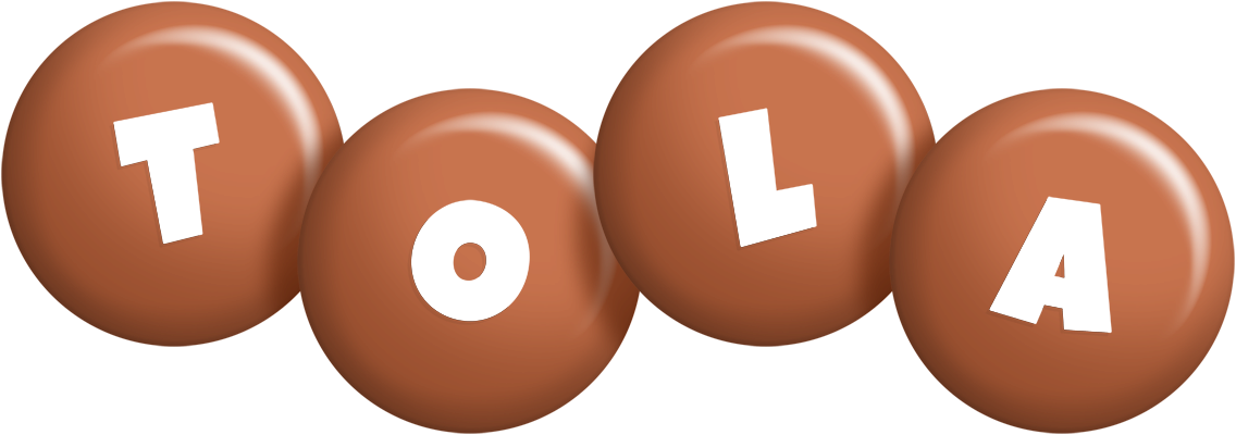 Tola candy-brown logo