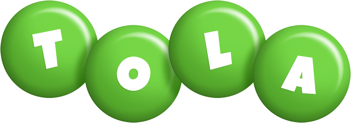 Tola candy-green logo