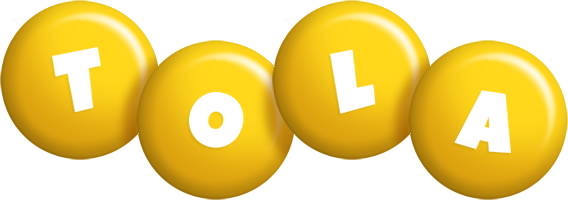 Tola candy-yellow logo