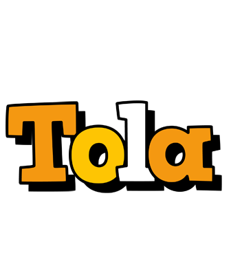 Tola cartoon logo