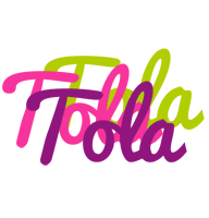 Tola flowers logo