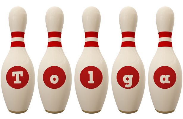Tolga bowling-pin logo