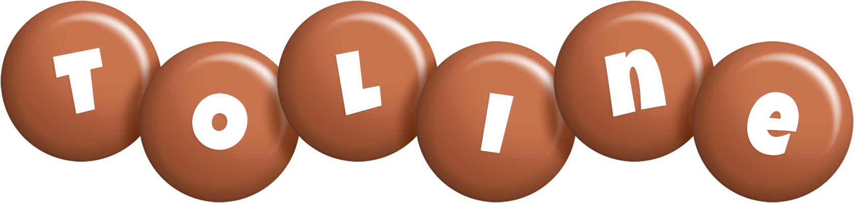 Toline candy-brown logo