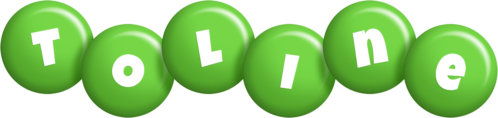 Toline candy-green logo