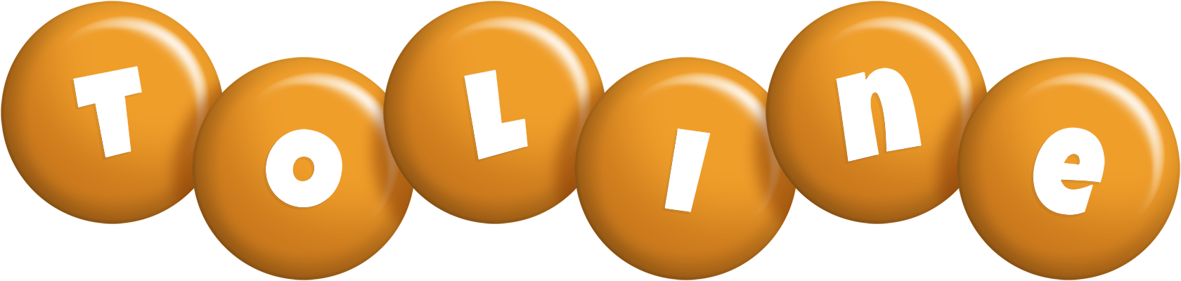 Toline candy-orange logo