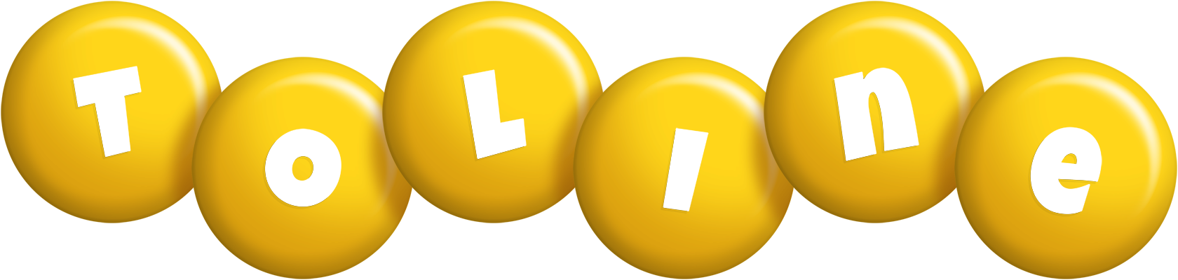 Toline candy-yellow logo