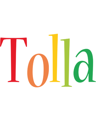 Tolla birthday logo