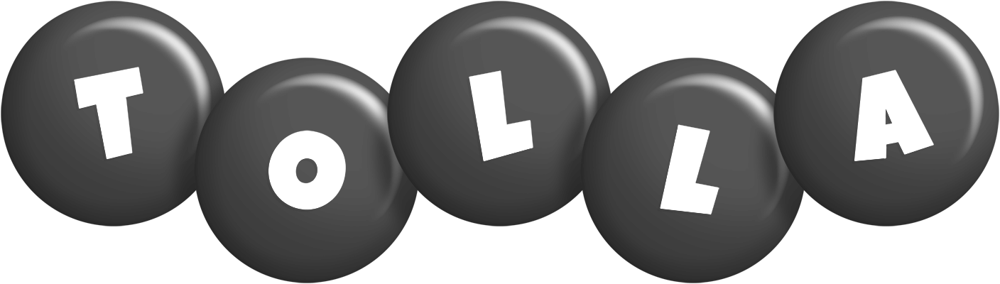 Tolla candy-black logo