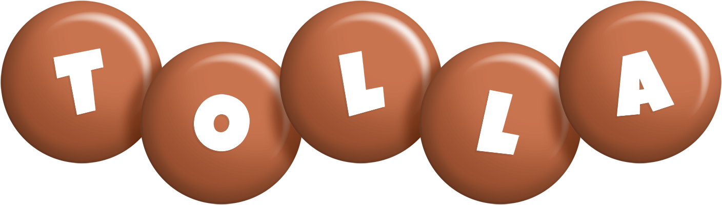 Tolla candy-brown logo