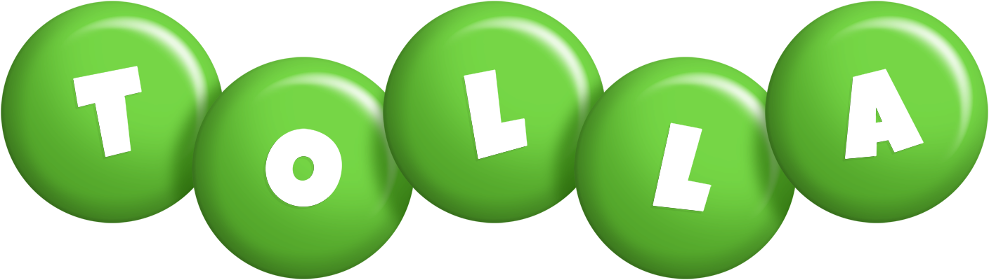 Tolla candy-green logo