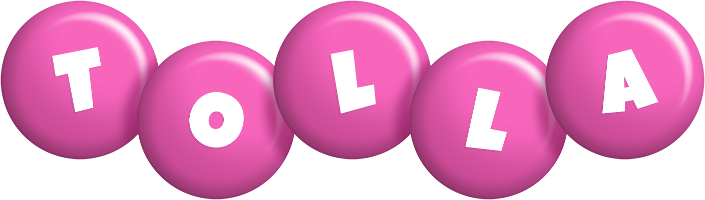 Tolla candy-pink logo