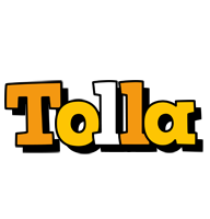 Tolla cartoon logo