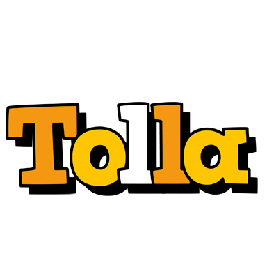 Tolla cartoon logo