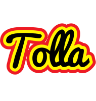 Tolla flaming logo