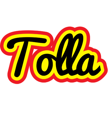 Tolla flaming logo
