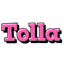 Tolla girlish logo