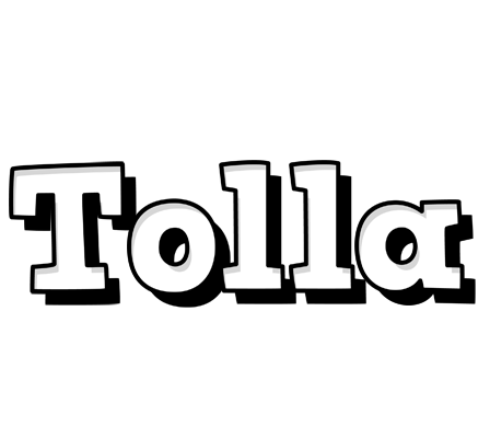 Tolla snowing logo