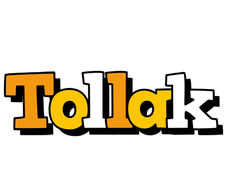 Tollak cartoon logo