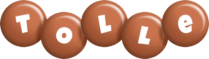 Tolle candy-brown logo