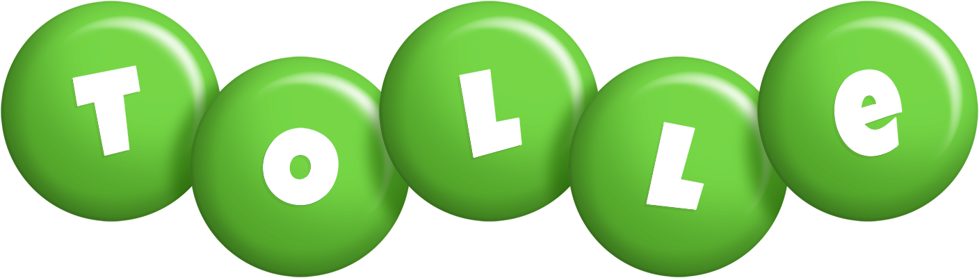 Tolle candy-green logo