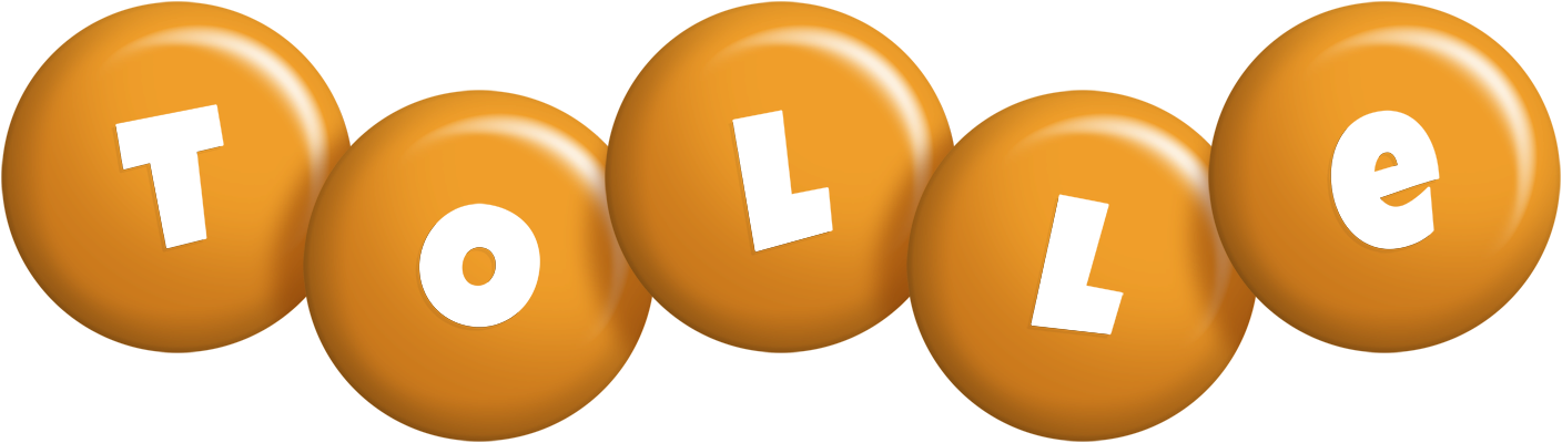 Tolle candy-orange logo