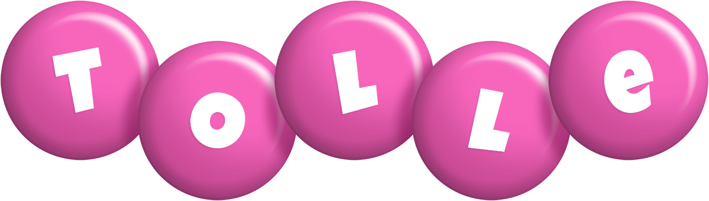 Tolle candy-pink logo