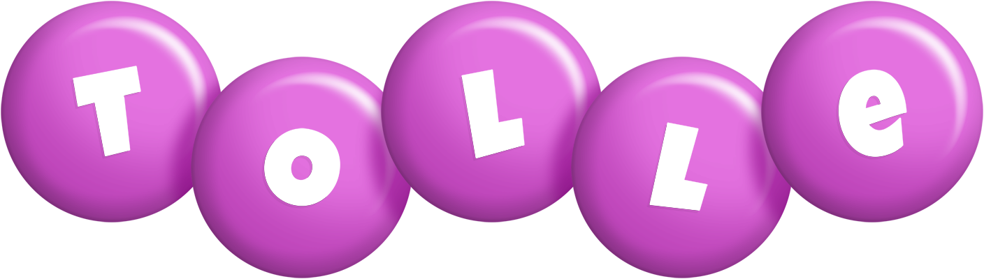 Tolle candy-purple logo