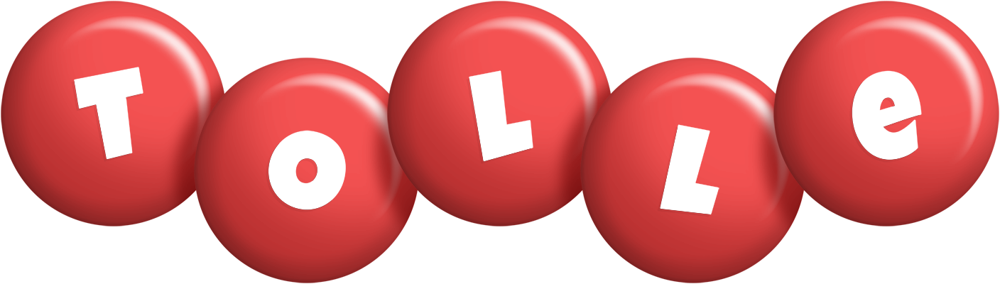 Tolle candy-red logo