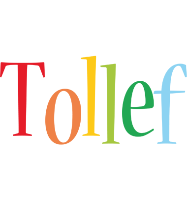 Tollef birthday logo