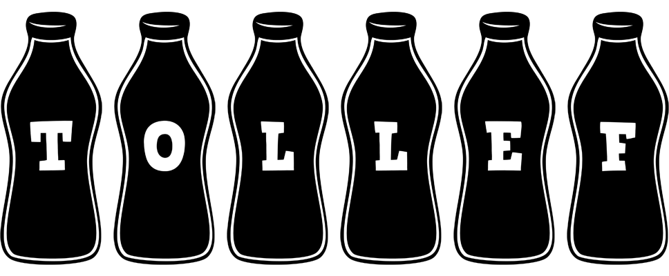 Tollef bottle logo