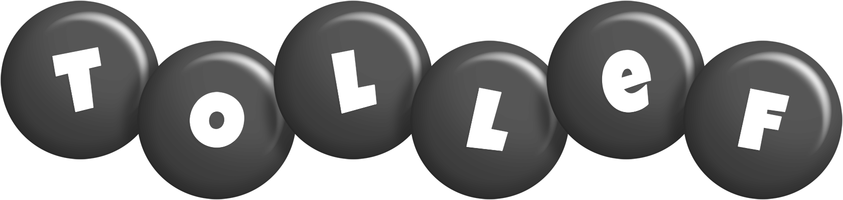 Tollef candy-black logo