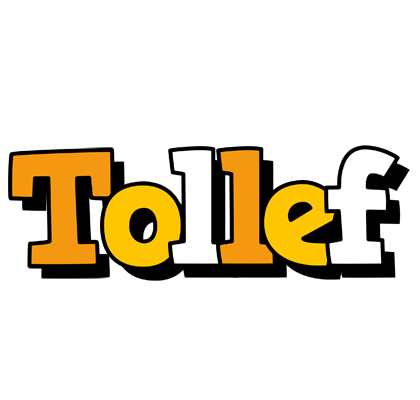 Tollef cartoon logo