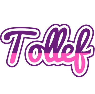Tollef cheerful logo