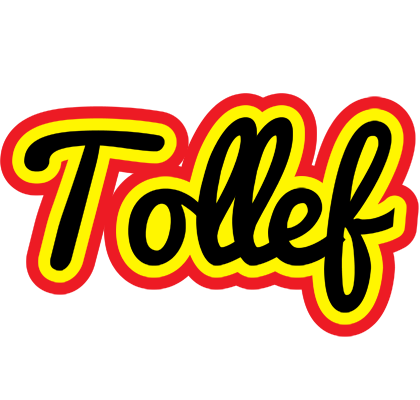 Tollef flaming logo