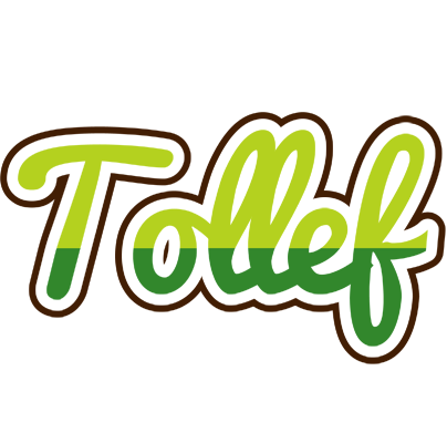 Tollef golfing logo