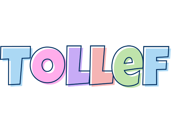 Tollef pastel logo