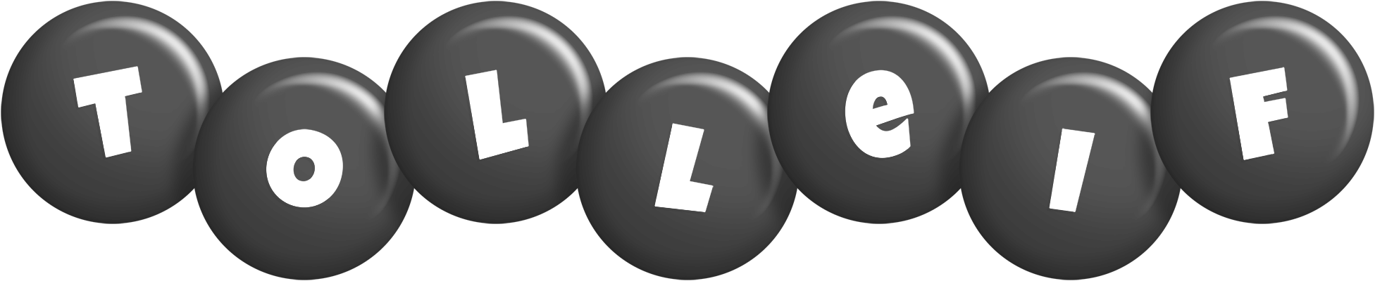 Tolleif candy-black logo