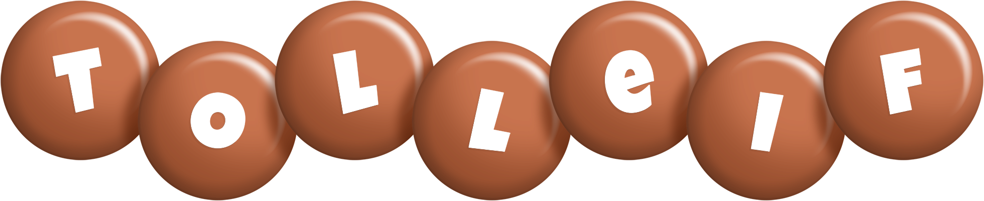 Tolleif candy-brown logo