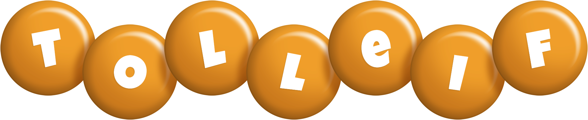 Tolleif candy-orange logo