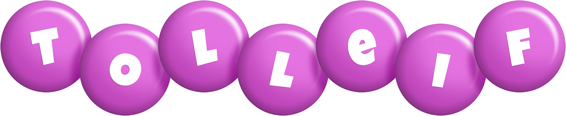 Tolleif candy-purple logo