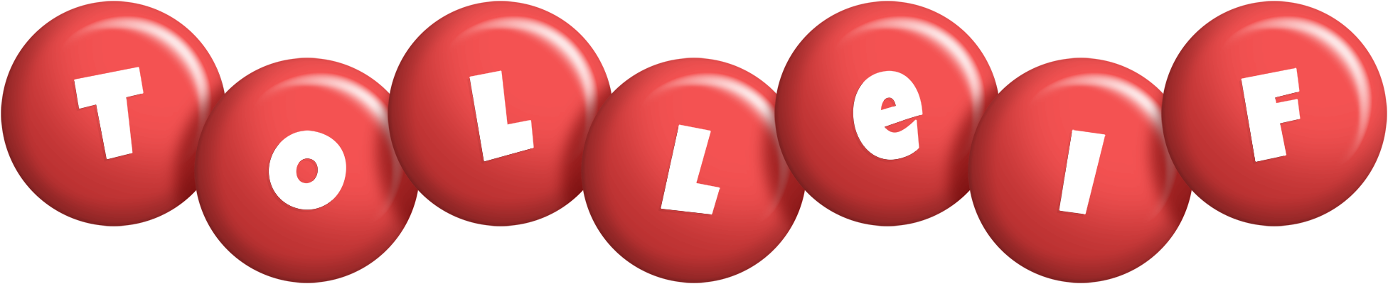 Tolleif candy-red logo
