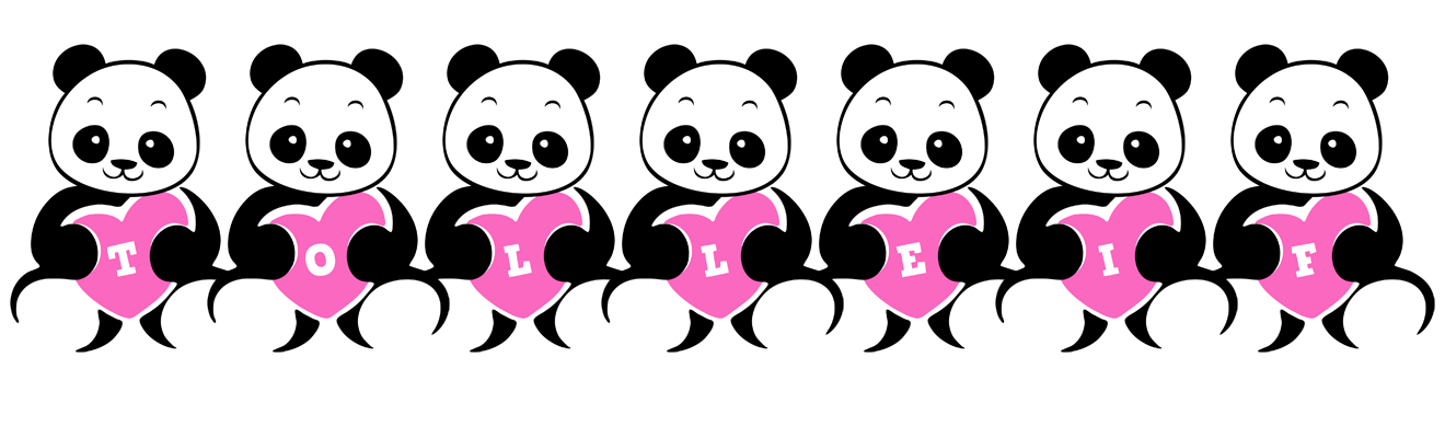 Tolleif love-panda logo