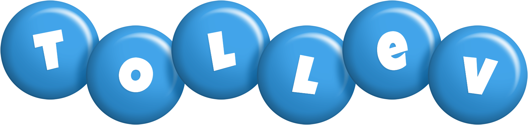 Tollev candy-blue logo
