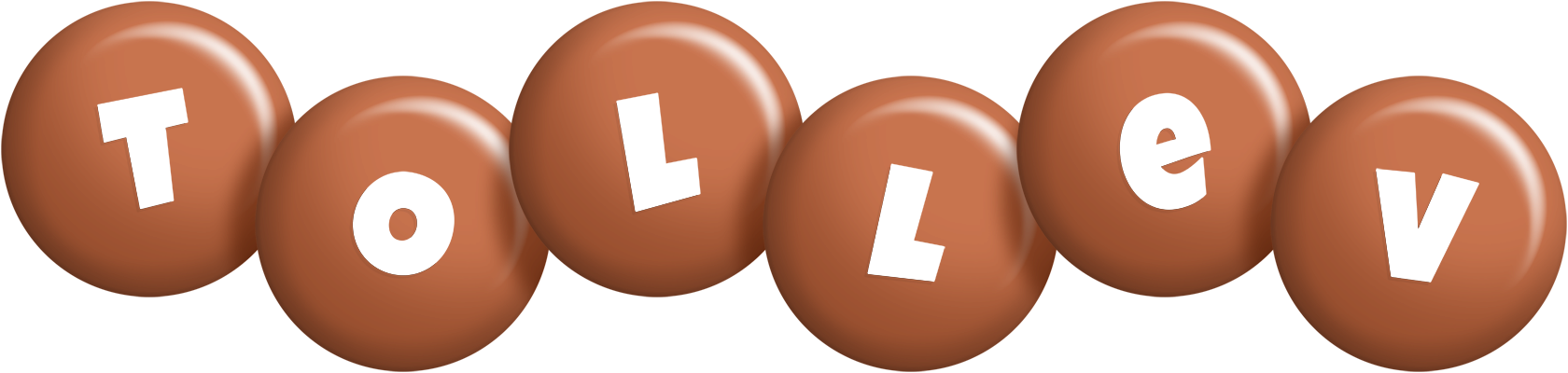 Tollev candy-brown logo