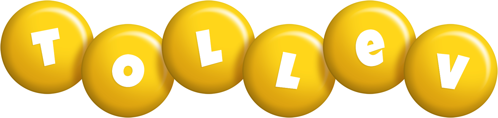 Tollev candy-yellow logo