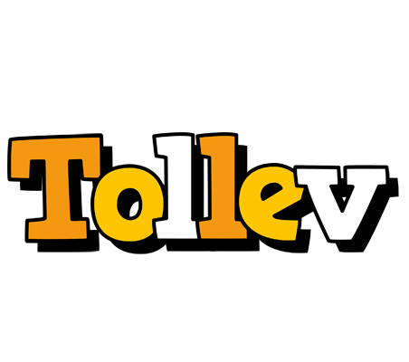 Tollev cartoon logo