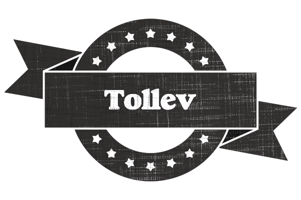 Tollev grunge logo